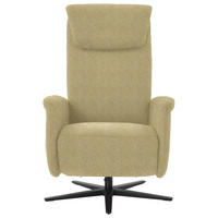 RELAXSESSEL in Textil Gelb, Hellgrün  - Gelb/Schwarz, Design, Textil/Metall (77/115/89cm) - Pure Home Comfort