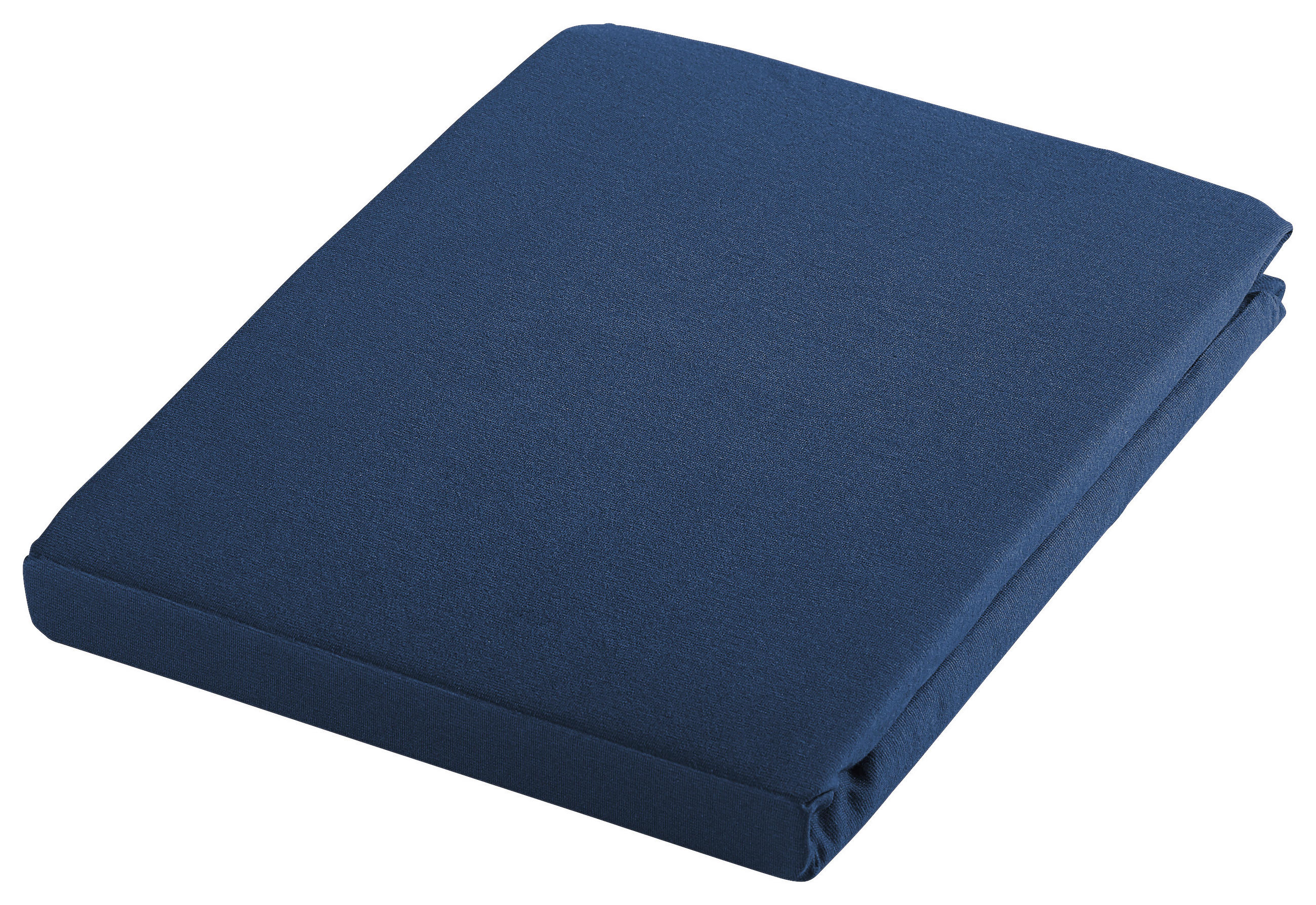 SPANNBETTTUCH FLORENTANO Jersey  - Dunkelblau, Basics, Textil (100/200cm) - Bio:Vio