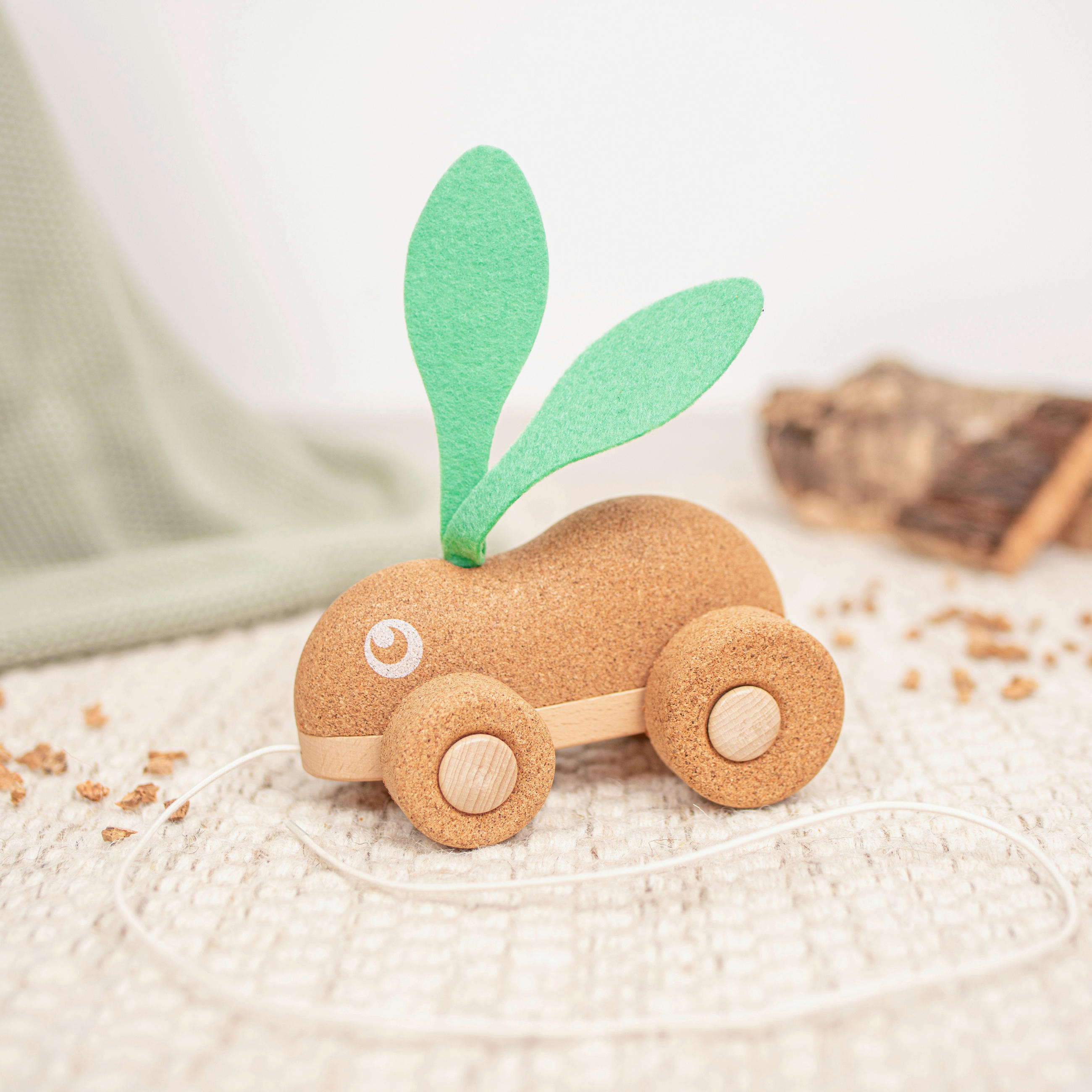 NACHZIEHWAGEN  - Basics, Holz (16/9,8/10cm)
