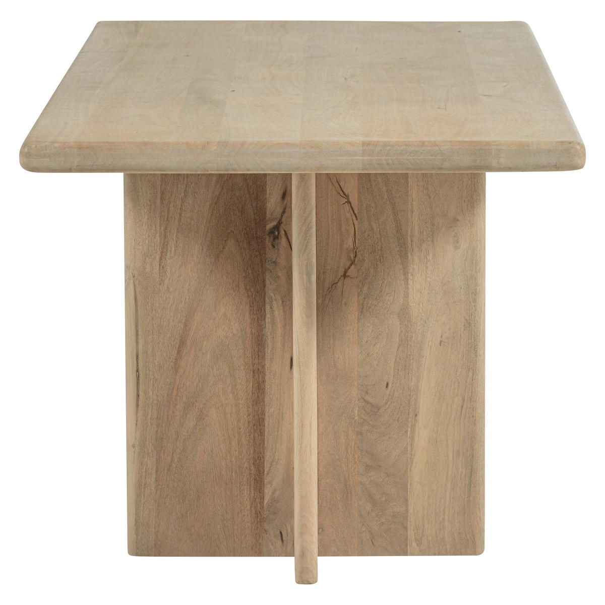 ESSTISCH 220/90/76 cm Echtholz  Holz in verschiedenen Größen erhältlich rechteckig Naturfarben  - Naturfarben, MODERN, Holz (220/90/76cm) - Livetastic