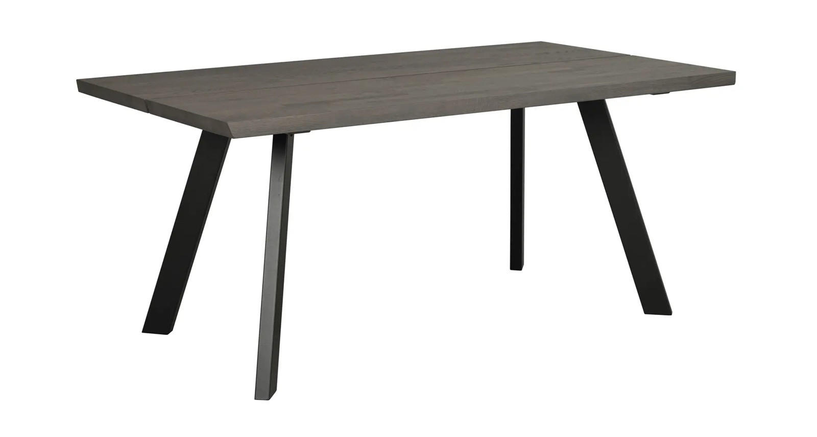 MATBORD i trä, metall 170/100/75 cm   - svart/mörkbrun, Design, metall/trä (170/100/75cm) - Rowico