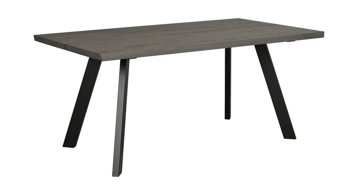 MATBORD i trä, metall 170/100/75 cm   - svart/mörkbrun, Design, metall/trä (170/100/75cm) - Rowico