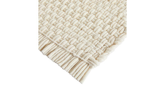 HANDWEBTEPPICH  - Weiß, Basics, Textil (70cm) - Linea Natura