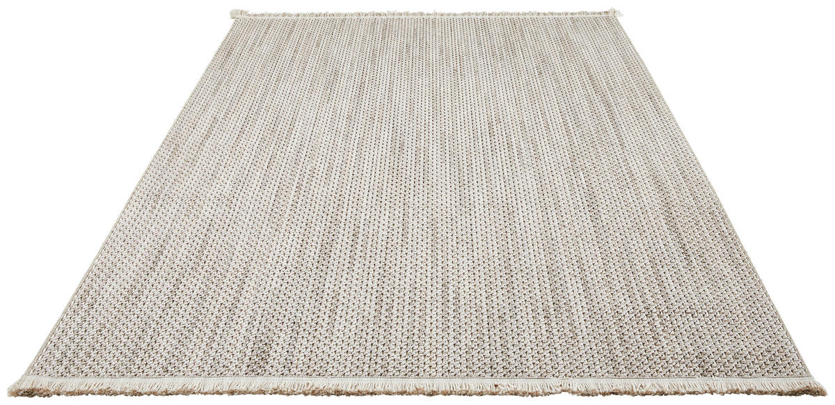 WEBTEPPICH 240/340 cm Weiß, Hellgrau  - Hellgrau/Weiß, Basics, Textil (240/340cm) - Novel