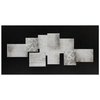 ÖLGEMÄLDE Abstraktes 140/70 cm  - Silberfarben/Multicolor, Design, Holzwerkstoff (140/70cm) - Monee