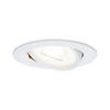 LED-EINBAUSPOT Nova 8,4 cm  - Weiß, Design, Metall (8,4cm) - Paulmann