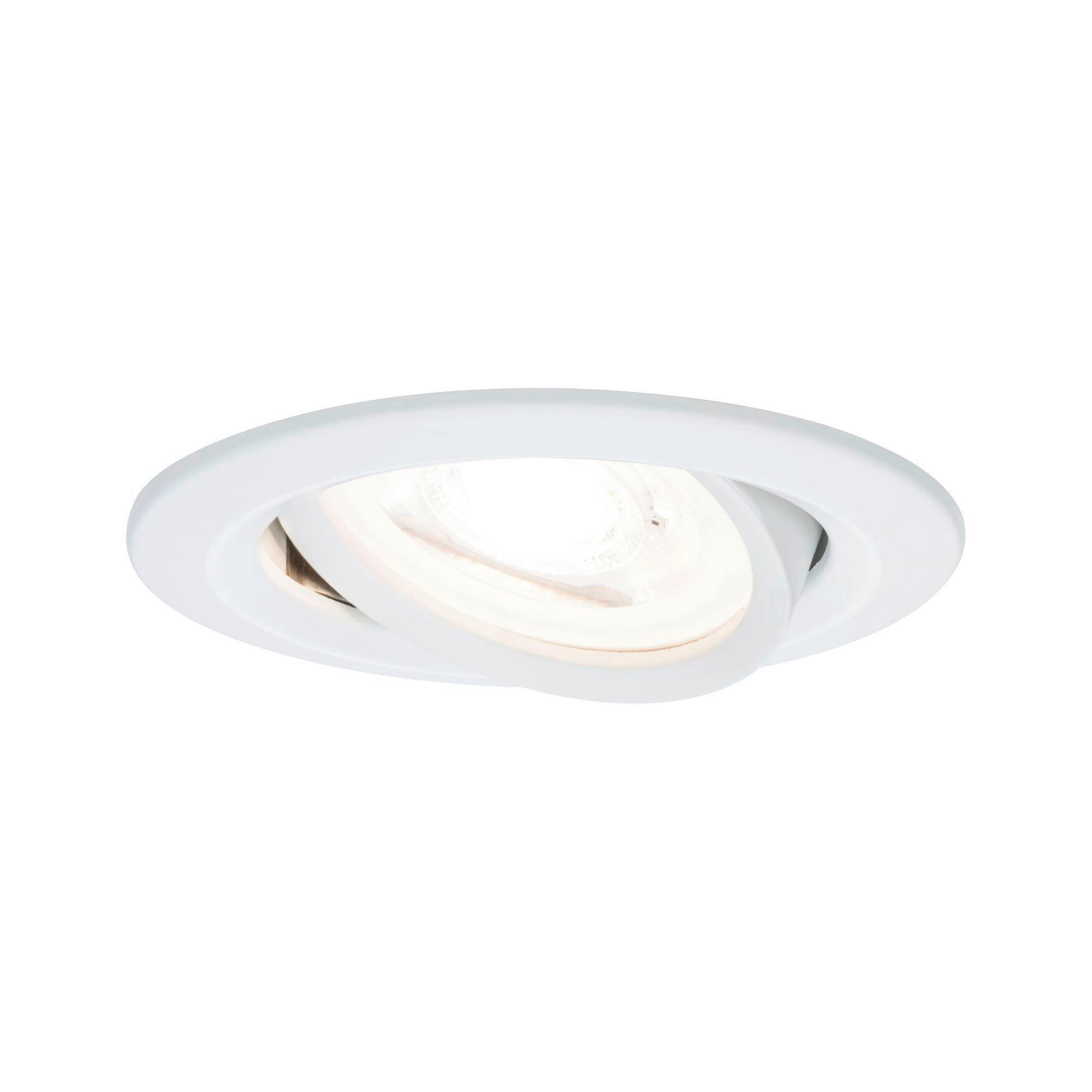 Paulmann Led-Einbauspot Nova Weiß 8.4x7.5x8.4 cm
