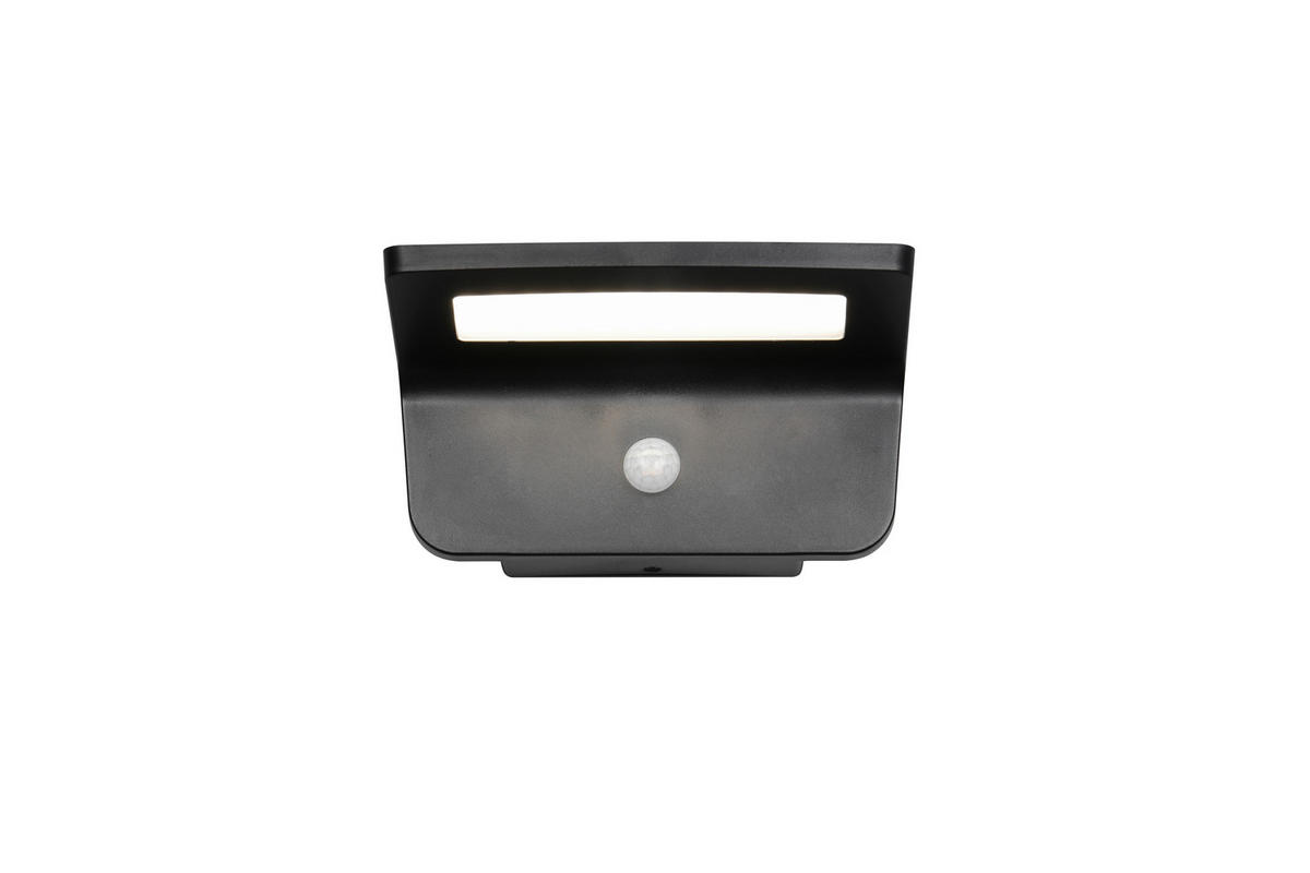 AUSSENWANDLEUCHTE - Schwarz, Design, Kunststoff (10/20/13,5cm)