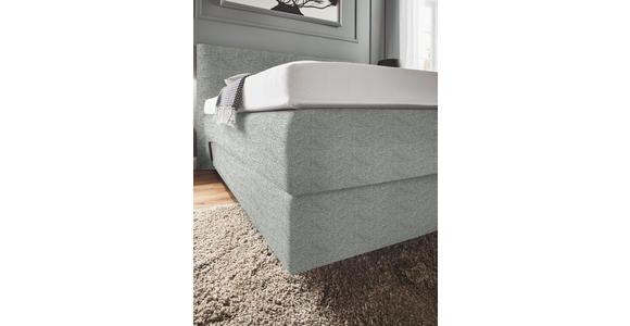 BOXSPRINGBETT 160/200 cm  in Greige  - Greige, KONVENTIONELL, Holz/Textil (160/200cm) - Dieter Knoll