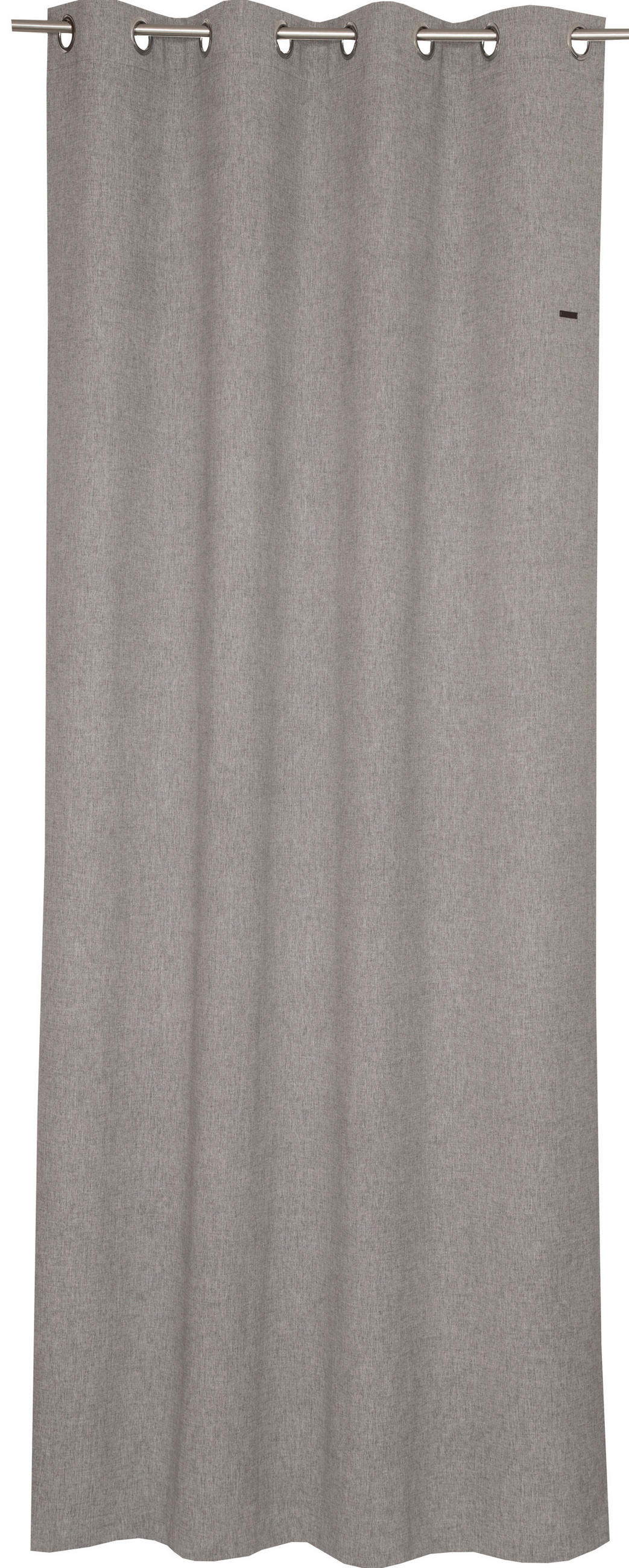 ZÁVĚS S OČKY, neprůsvitné, 140/250 cm - světle šedá, Basics, textil (140/250cm) - Esprit