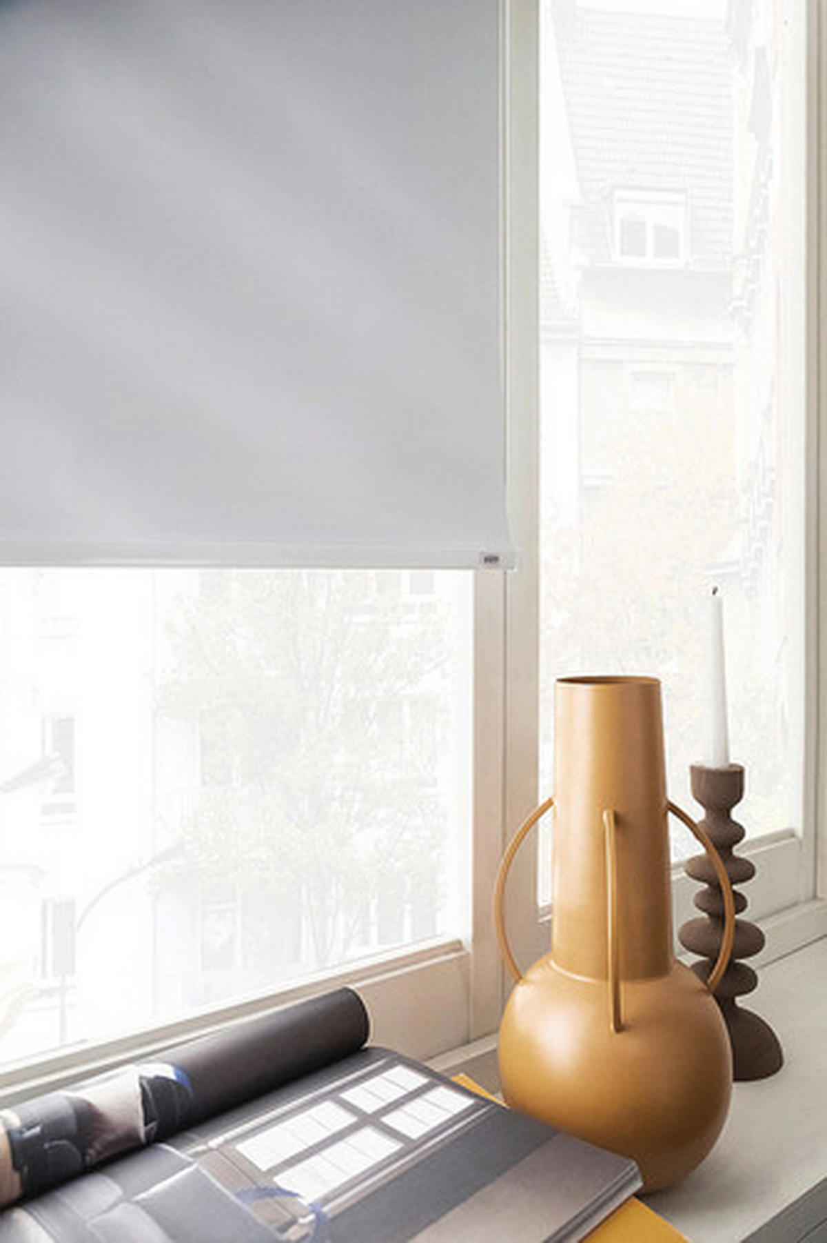 MÖRKLÄGGANDE RULLGARDIN 75/150 cm  - ljusgrå, Basics, textil (75/150cm) - Schöner Wohnen