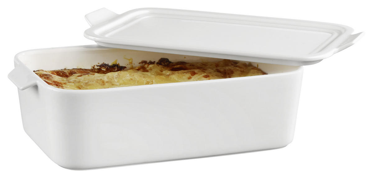 AUFLAUFFORM 30,5/18,3/10,4 cm   - Weiß, Basics, Keramik (30,5/18,3/10,4cm) - Homeware Profession.