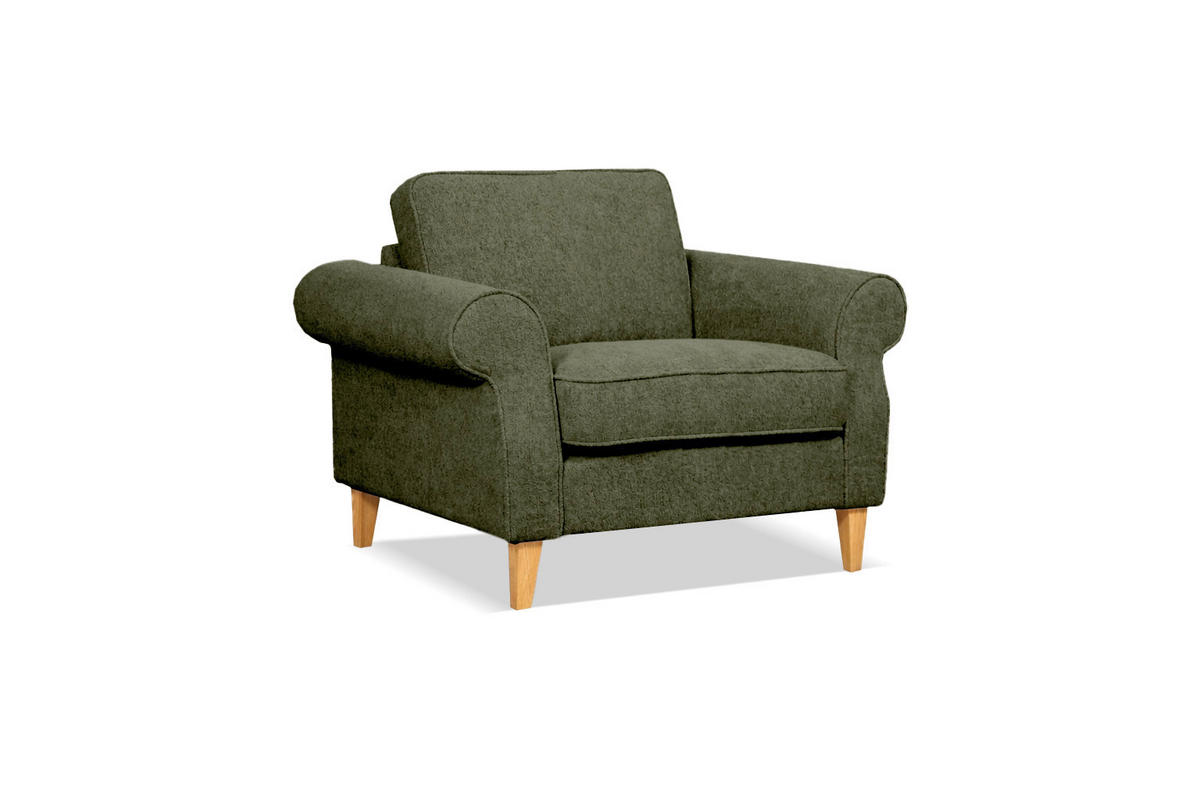 SESSEL in Grün  - Grün, Design, Textil (104/82/91cm) - Livetastic