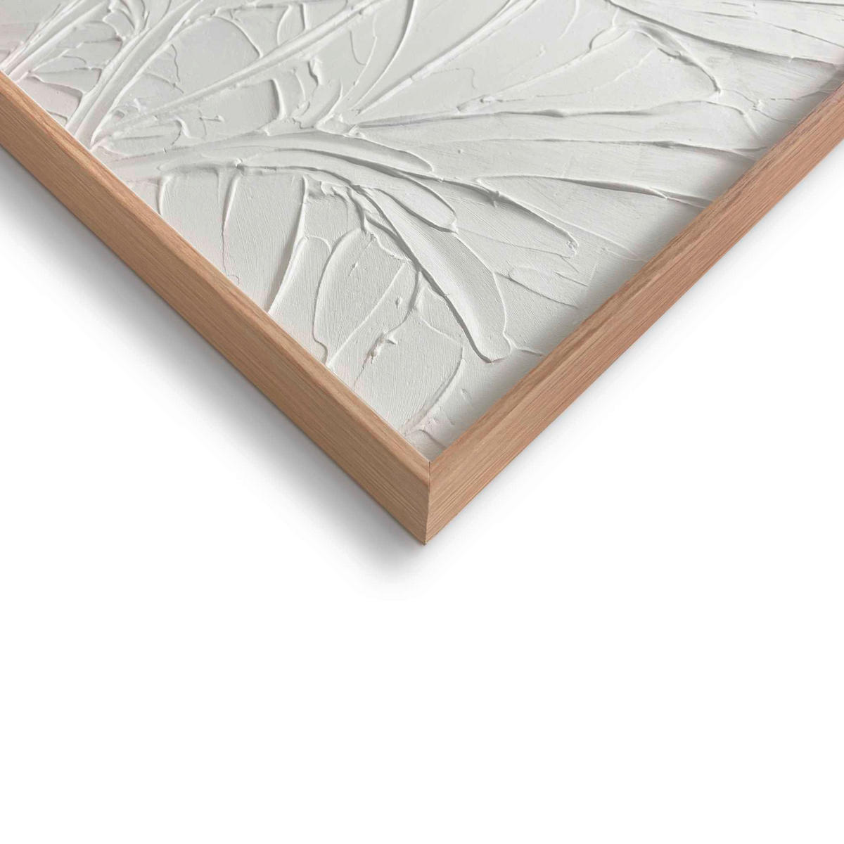 UNIKAT Abstraktes 50/70/3 cm  - Schwarz/Weiß, Basics, Holz (50/70/3cm) - Reinders!
