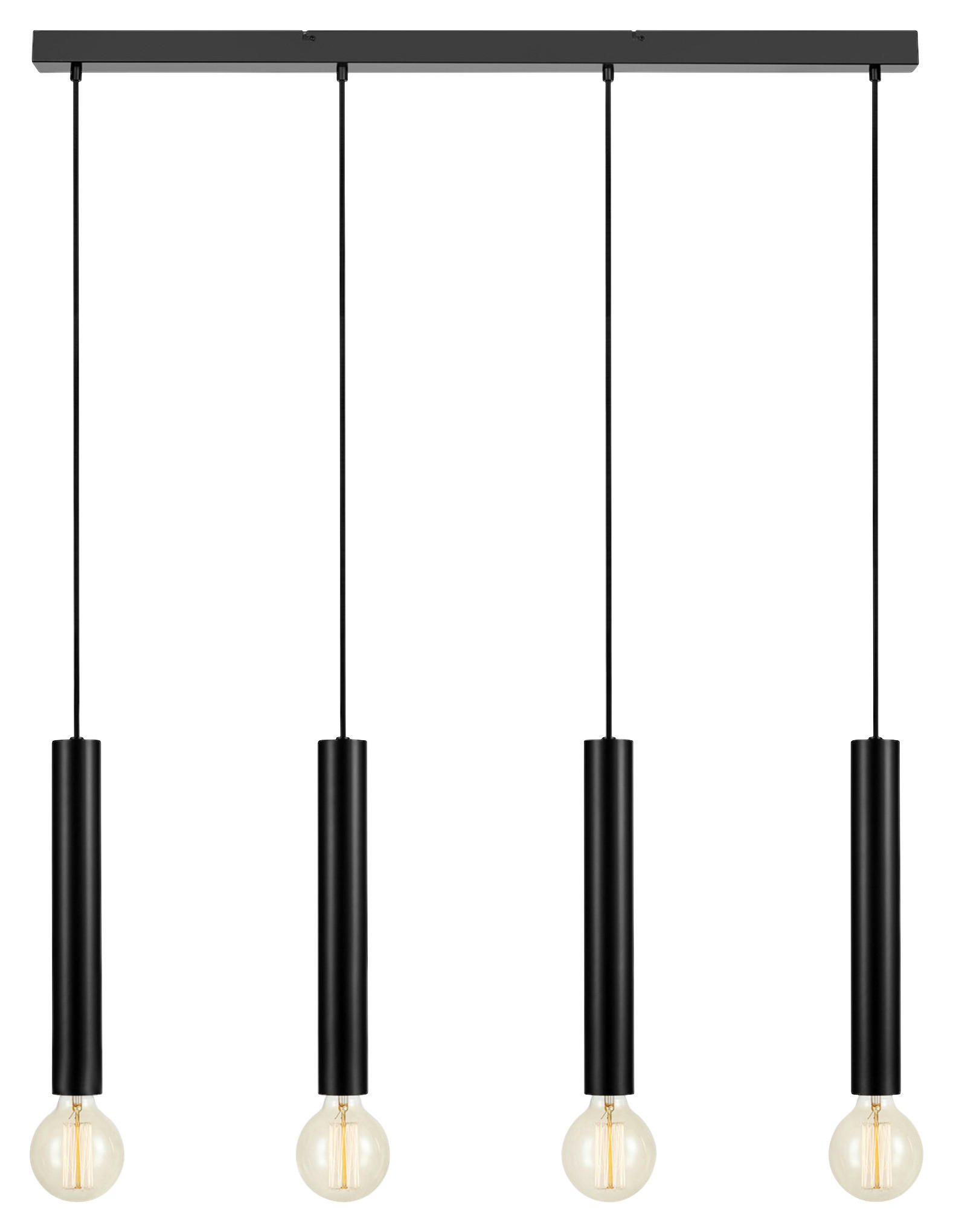 HÄNGELEUCHTE SENCILLO 108/35.5/5 cm   - Schwarz, Basics, Metall (108/35.5/5cm) - Markslöjd