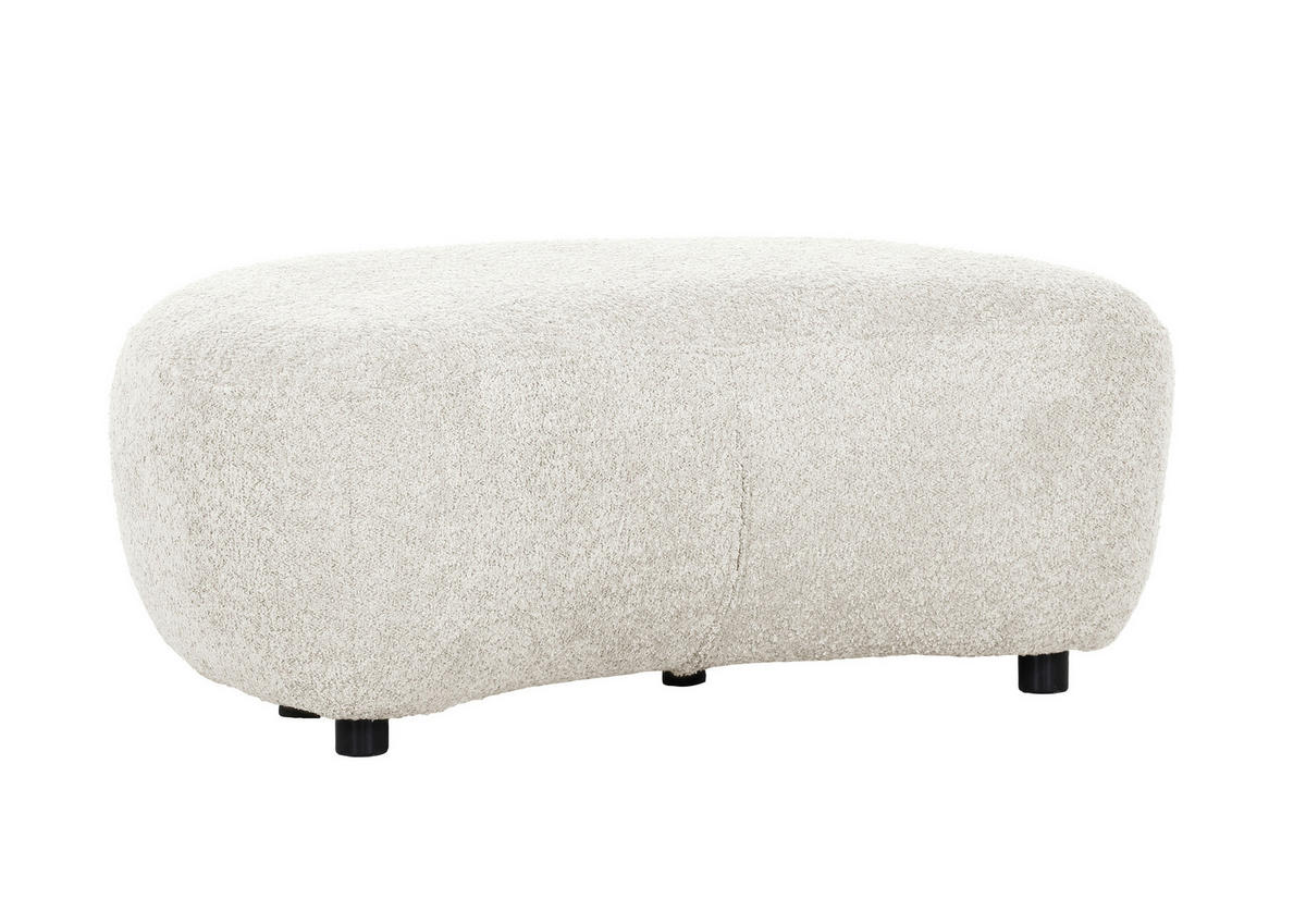 PALL i textil beige  - beige/svart, Modern, textil/plast (102/42/66cm) - MID.YOU