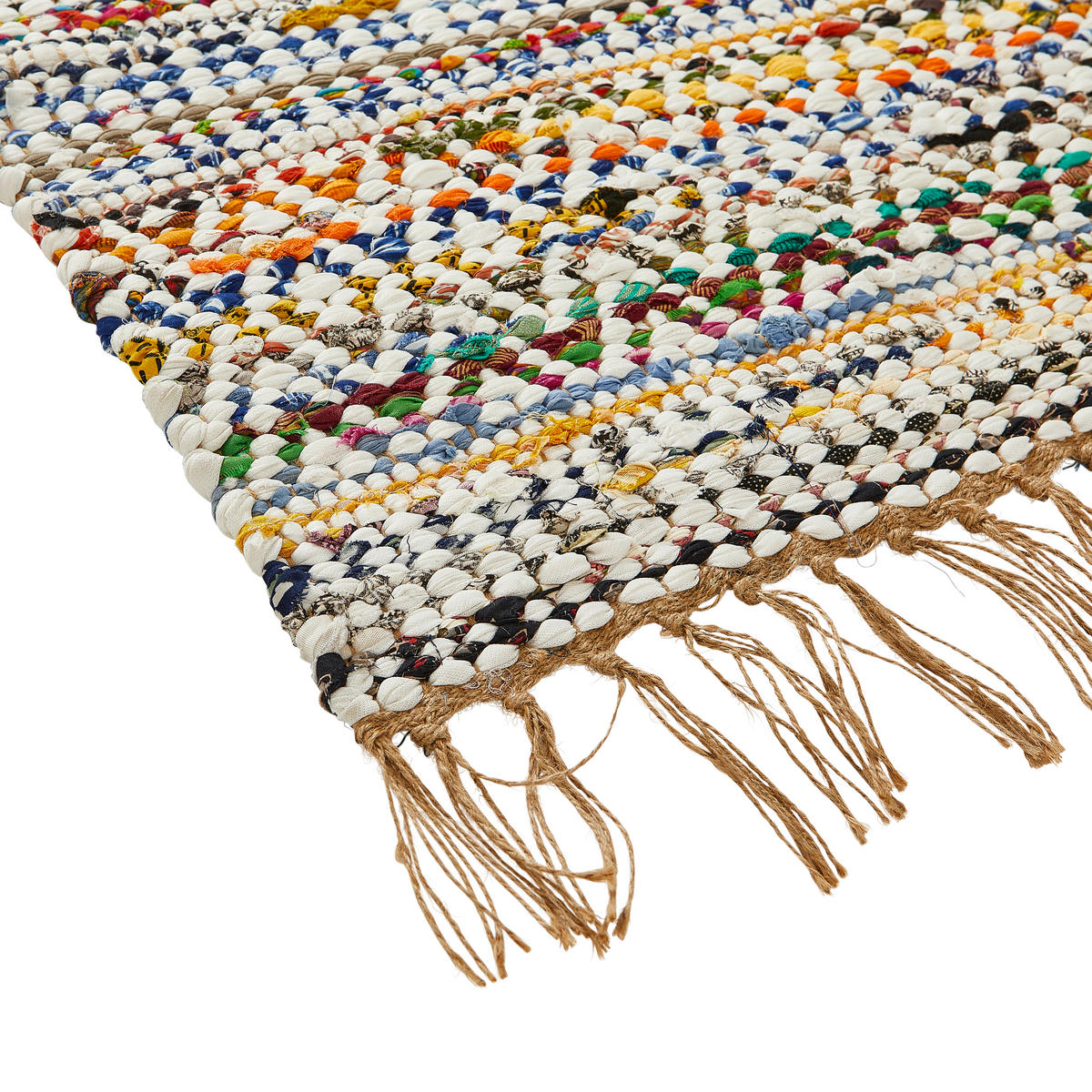 FLECKERLTEPPICH 130/190 cm Chindi Multicolor  - Multicolor, Natur, Textil (130/190cm) - Linea Natura