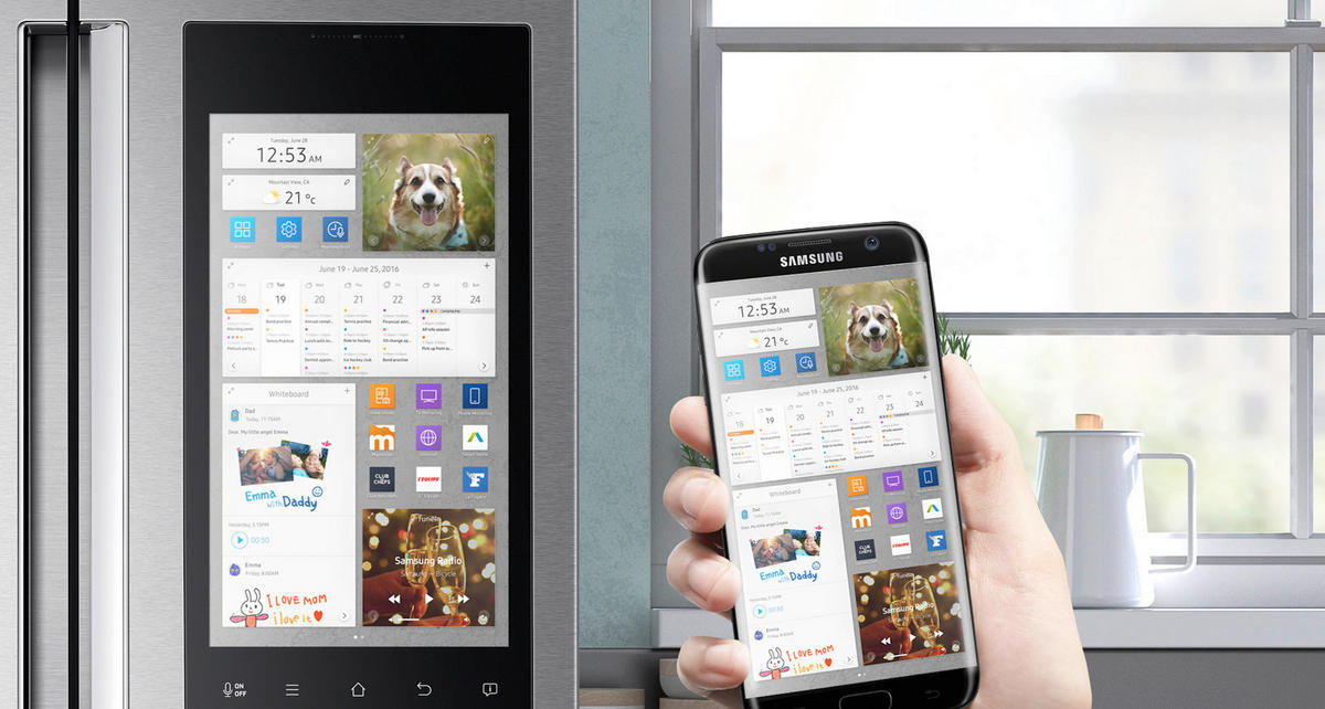 SIDE-BY-SIDE 91,2/178,0/71,6 cm RS6HA8891SL/EG  - Schwarz, Basics, Glas/Kunststoff (91,2/178,0/71,6cm) - Samsung
