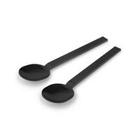 SET ŽLIC   kovina           - črna, Basics, kovina (10,6cm) - Zack