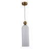 HÄNGELEUCHTE Piega 10/43 cm   - Weiß, Basics, Glas (10/43cm)
