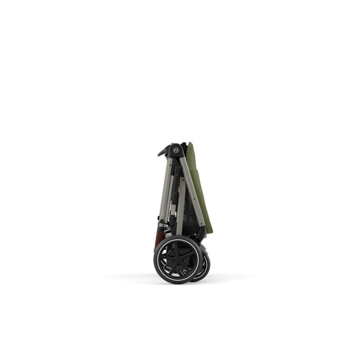 KINDERWAGEN e-Gazelle S  - Taupe/Waldgrün, Basics (107,5/66/110cm) - cybex GOLD