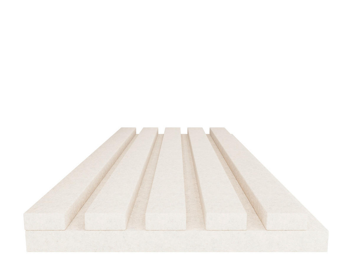 AKUSTIKPANEEL  - Sandfarben, Basics, Kunststoff (20/240/1,8cm)