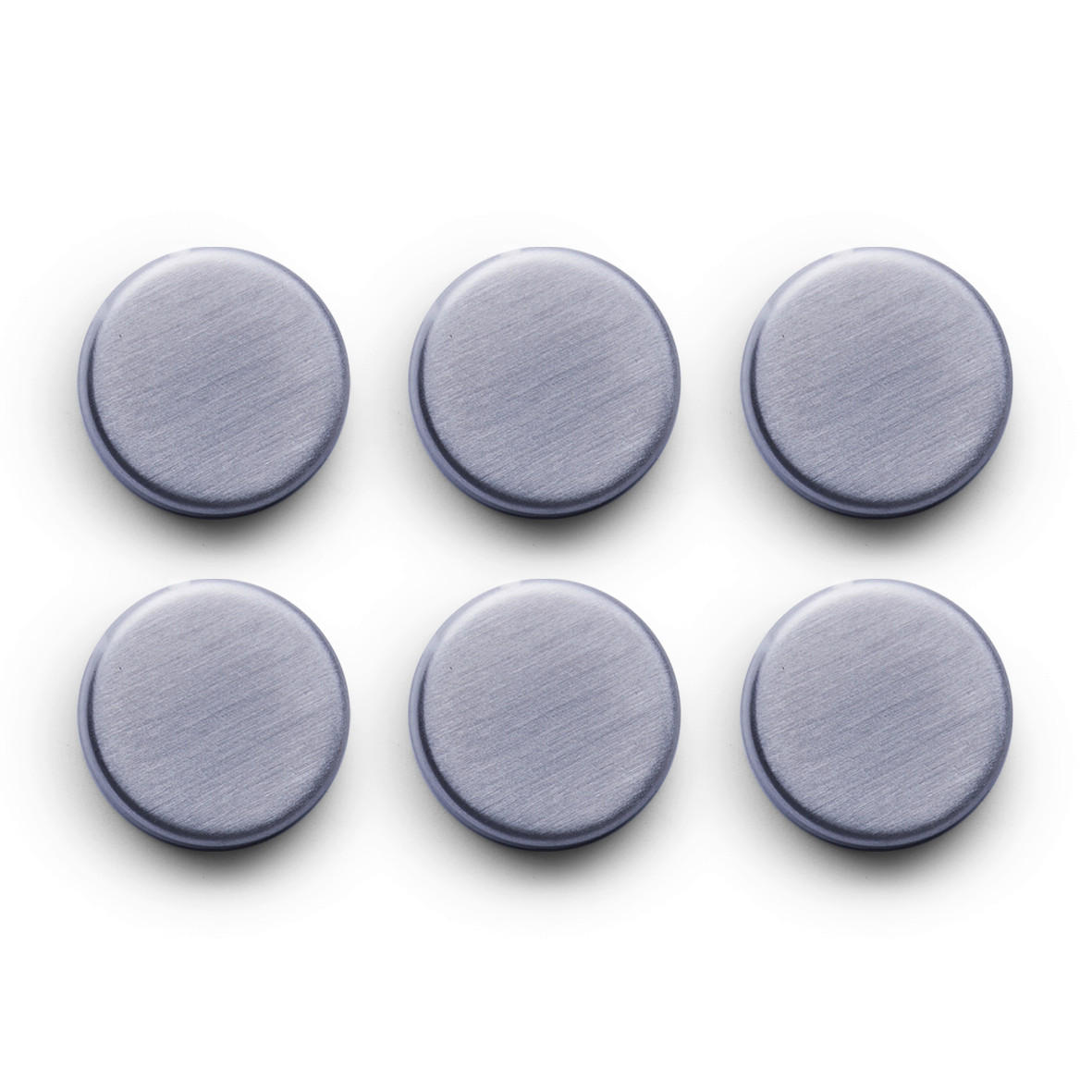 MAGNETSET - Edelstahlfarben, Basics, Metall (2,7/2,7/0,8cm) - Zeller Present