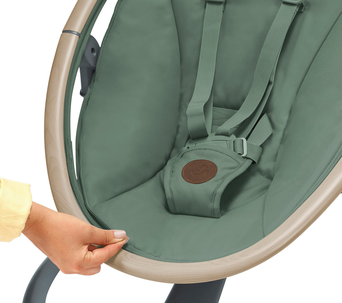 LJULJAČKA ZA BEBE  Cassia  - tamno zelena/crna, Basics, tekstil/metal (65/87,5/74cm) - Maxi-Cosi