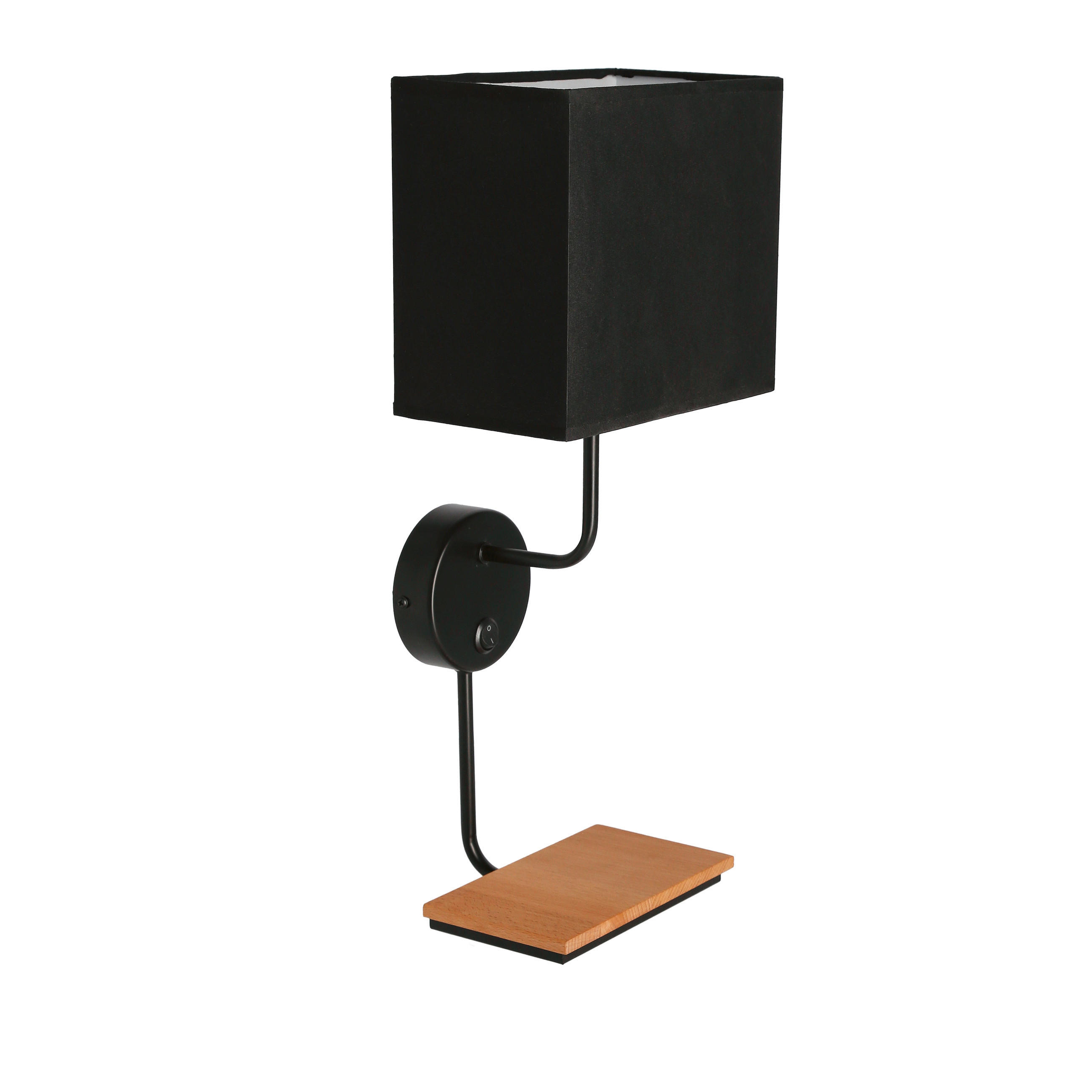 VÄGGLAMPA Keto 16/21/48 cm   - svart, Klassisk, metall (16/21/48cm)