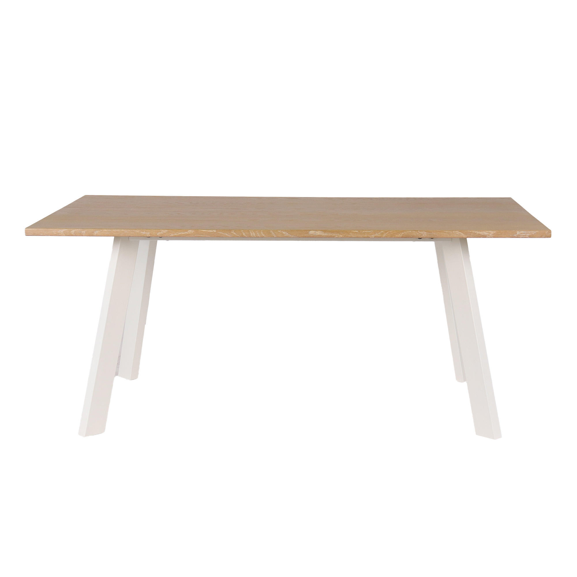MATBORD 170/95/73 cm delar i massivt trä  trä ek Bianco  - vit/ek Bianco, Modern, metall/trä (170/95/73cm) - Niels Andersson