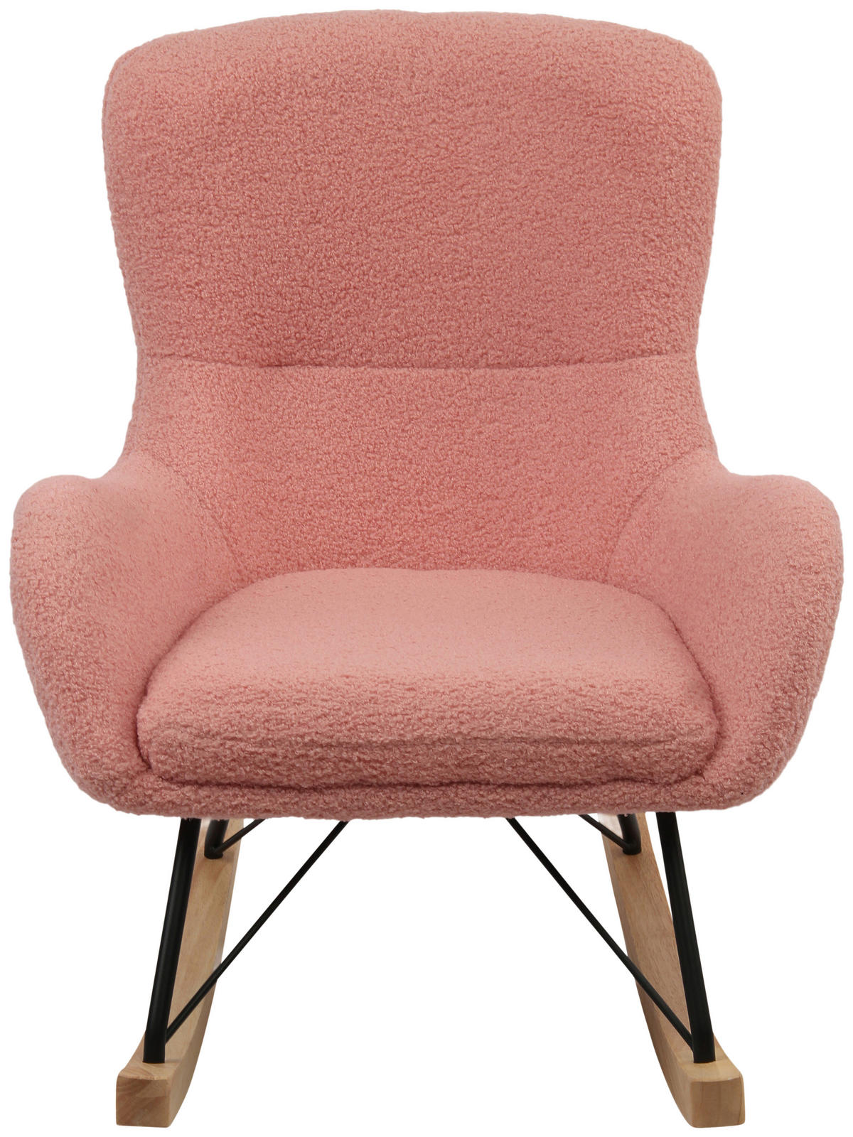 KINDER-SCHAUKELSTUHL - Pink, Basics, Holz/Textil (55/70/63cm) - Livetastic