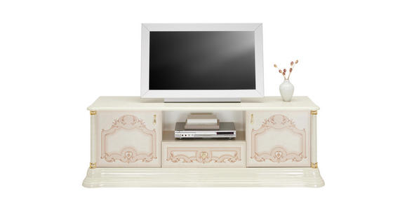 TV-ELEMENT 162/41/55 cm - Beige/Goldfarben, LIFESTYLE, Holzwerkstoff/Kunststoff (162/41/55cm) - Cantus