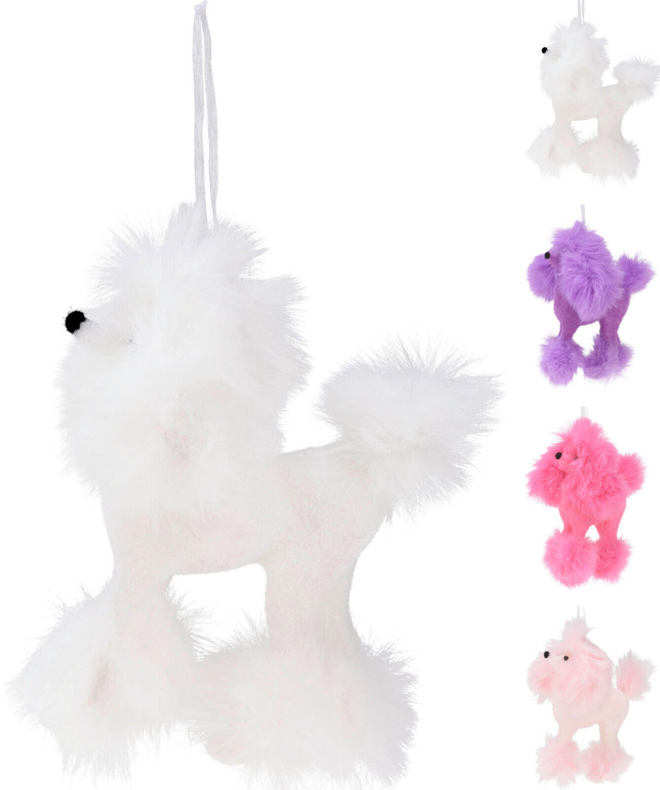 VÁNOČNÍ OZDOBA NA STROMEČEK - vícebarevná, Basics, plast (8/11cm)
