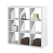 ELEMENT REGALA - bijela, Design, drvni materijal (112/112/38cm)
