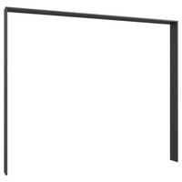 PASSEPARTOUTRAHMEN 183/210/12 cm   - Graphitfarben, Konventionell, Holzwerkstoff (183/210/12cm) - Modante