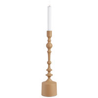 KERZENHALTER - Sandfarben, Basics, Metall (10/42cm) - Light & Living