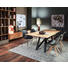 WOHNWAND Asteiche massiv Eichefarben, Grau - Edelstahlfarben/Eichefarben, Design, Holz/Holzwerkstoff (361/260/46cm) - Anrei WOHNWAND Asteiche massiv Eichefarben, Grau - Edelstahlfarben/Eichefarben, Design, Holz/Holzwerkstoff (361/260/46cm) - Anrei