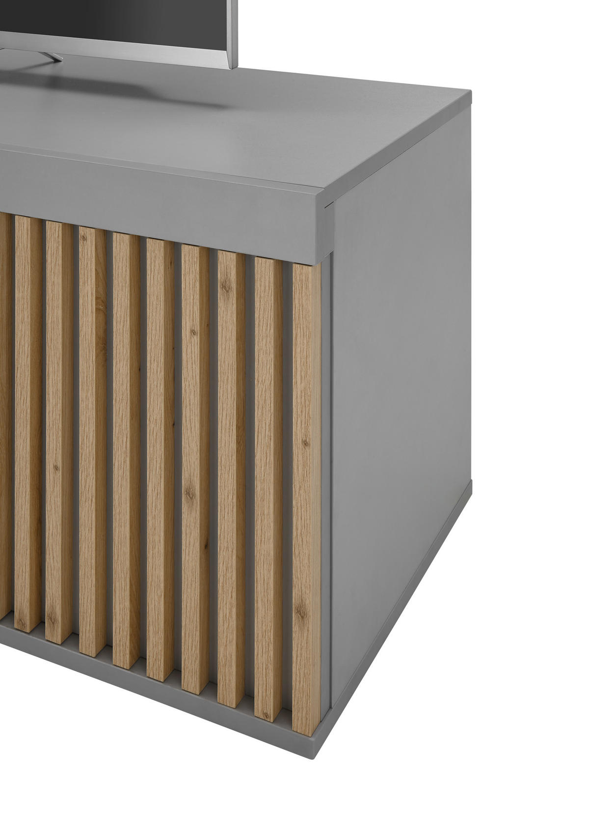 LOWBOARD  in 150/43/40 cm  - Eiche Artisan/Grau, Design, Holzwerkstoff (150/43/40cm) - Livetastic
