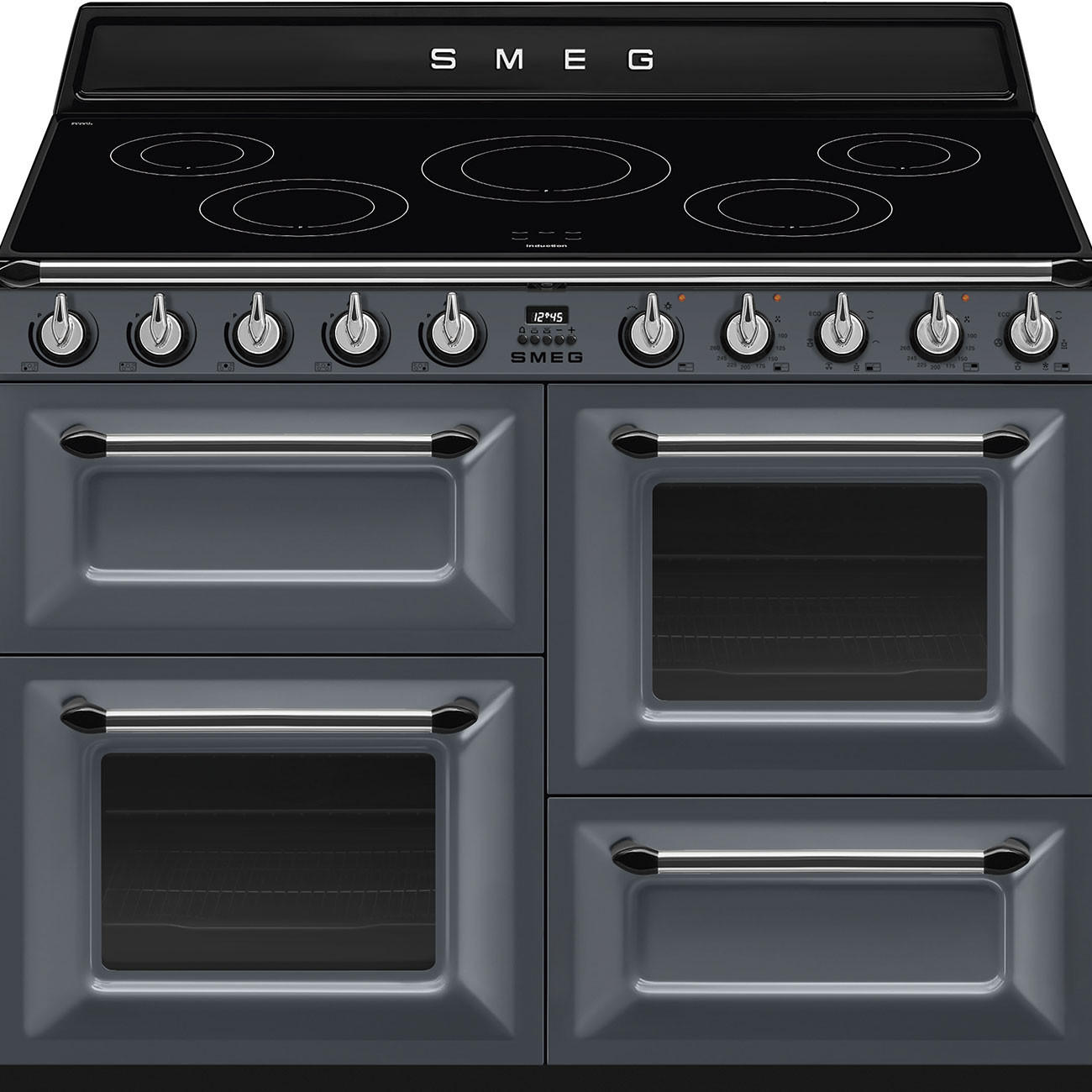 HERD TR4110IGR2  - Schieferfarben/Grau, Basics, Glas/Metall (110/90/60cm) - SMEG