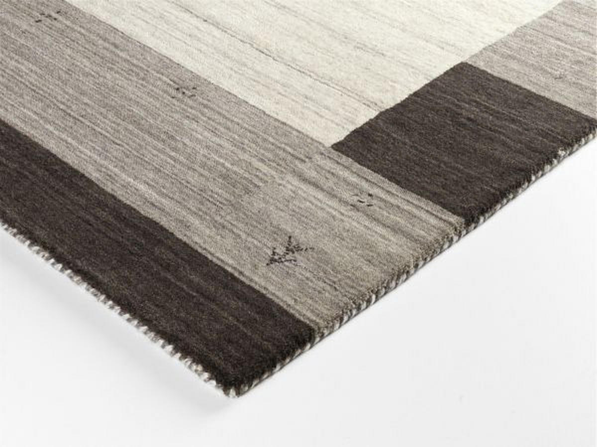 WOLLTEPPICH 170/240 cm Alagis Border Naturfarben  - Naturfarben, KONVENTIONELL, Textil (170/240cm) - Cazaris