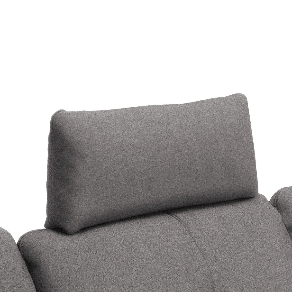 ECKSOFA in Webstoff Anthrazit  301/179 cm  - Anthrazit/Schwarz, Design, Textil/Metall (301/179cm) - Chilliano