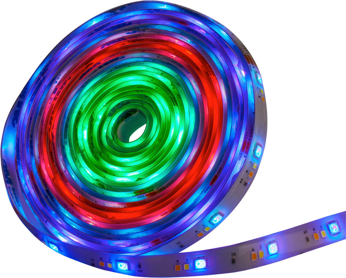 LED SZALAG 500 cm  - fehér, Basics, műanyag (500cm)