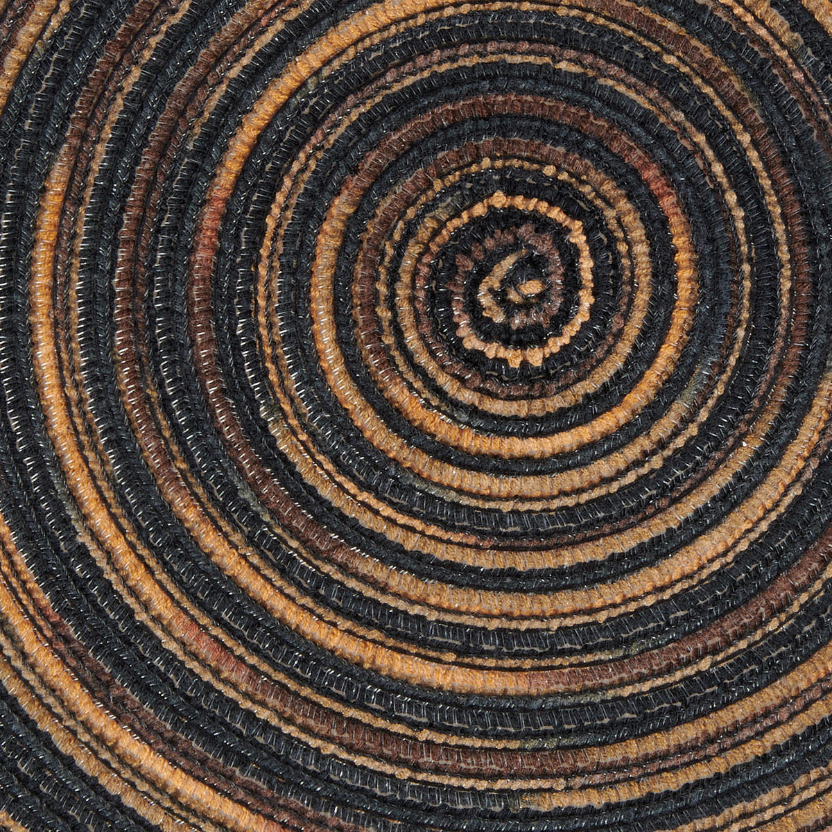Étkezőalátét 4 db-os szett textil  - fekete, Konventionell, textil (38cm) - Esposa