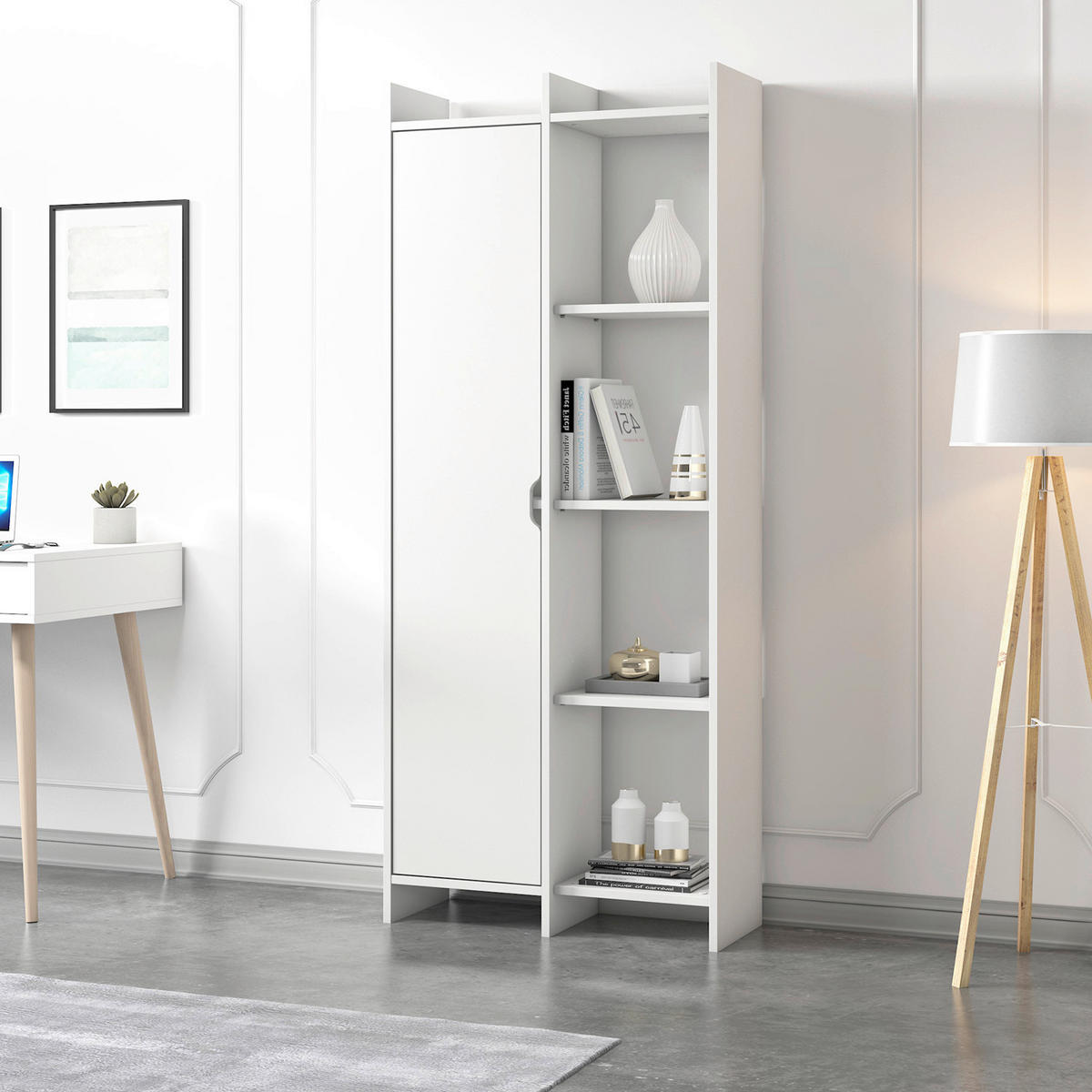 HYLLA i 70/180/30 cm vit  - vit, Design, trämaterial (70/180/30cm) - Livetastic