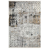 WEBTEPPICH 160/230 cm Colorado Point Grau, Multicolor, Hellgrau, Dunkelgrau  - Dunkelgrau/Multicolor, Design, Textil (160/230cm) - Musterring