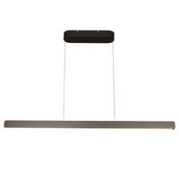 ZÁVĚSNÉ LED SVÍTIDLO, 110/9/60-180 cm  - černá/antracitová, Basics, kov/plast (110/9/60-180cm) - Novel