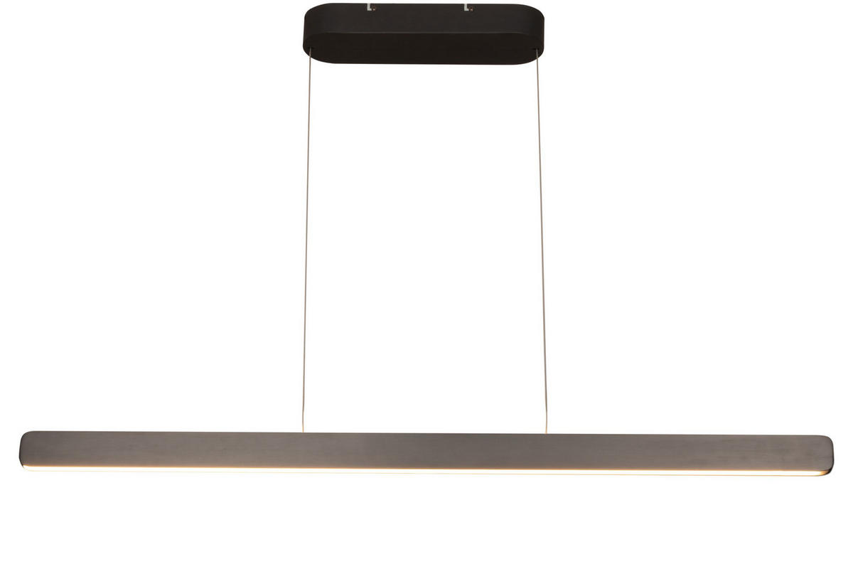ZÁVĚSNÉ LED SVÍTIDLO, 110/9/60-180 cm  - černá/antracitová, Basics, kov/plast (110/9/60-180cm) - Novel