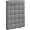 HUVUDGAVEL 90/120/8 cm  - grå, Klassisk, trä/textil (90/120/8cm) - Best Price
