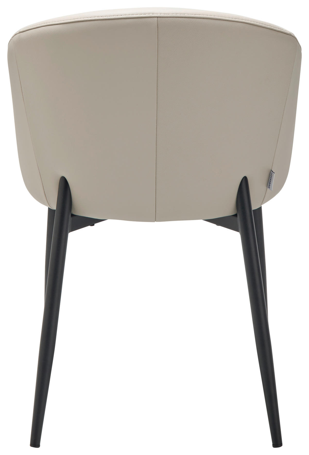 ŽIDLE S PODRUČKAMI, ocel, béžová - černá/béžová, Design, kov/kůže (55/81.5/61cm) - Livetastic