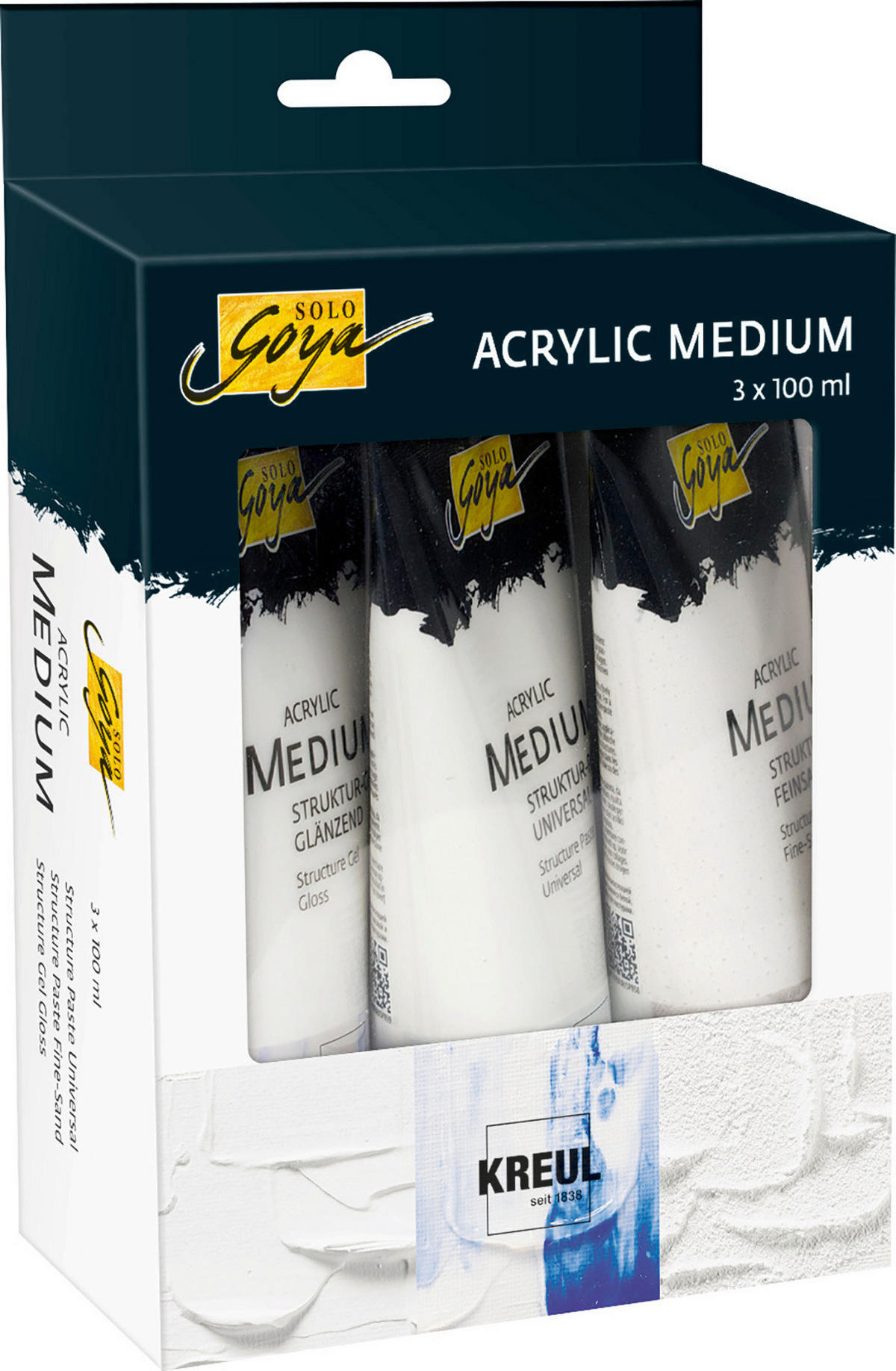 STRUKTURPASTESET - Transparent/Weiß, Basics (7/10,5/7cm)